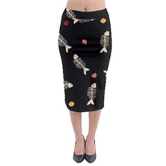 Midi Pencil Skirt 