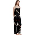 Spaghetti Top Long Pants Satin Pajamas Set 
