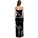 Spaghetti Top Long Pants Satin Pajamas Set 
