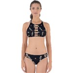 Pattern Design Seamless Fishbone Perfectly Cut Out Bikini Set
