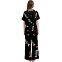 Short Sleeve Long Pants Satin Pajamas Set 