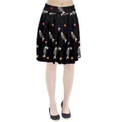Pattern Design Seamless Fishbone Pleated Skirt from ArtsNow.com