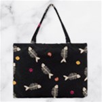 Pattern Design Seamless Fishbone Medium Tote Bag