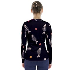 V-Neck Long Sleeve Top 