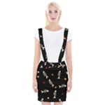 Pattern Design Seamless Fishbone Braces Suspender Skirt