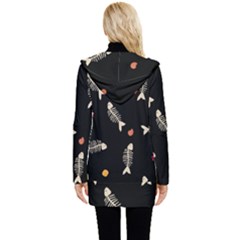 Button Up Hooded Coat  