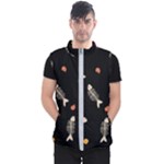 Pattern Design Seamless Fishbone Men s Puffer Vest