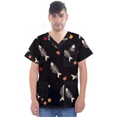 Men s V-Neck Scrub Top 