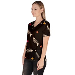 Women s V-Neck Scrub Top 