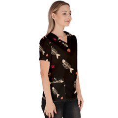 Women s V-Neck Scrub Top 