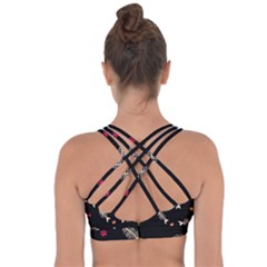 Cross String Back Sports Bra 