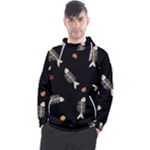 Pattern Design Seamless Fishbone Men s Pullover Hoodie