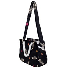 Rope Handles Shoulder Strap Bag 