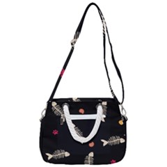 Rope Handles Shoulder Strap Bag 