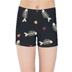 Pattern Design Seamless Fishbone Kids  Sports Shorts