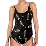 Pattern Design Seamless Fishbone Tankini Set