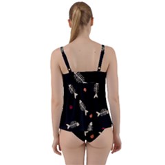 Twist Front Tankini Set 