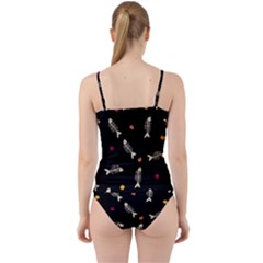 Cut Out Top Tankini Set 