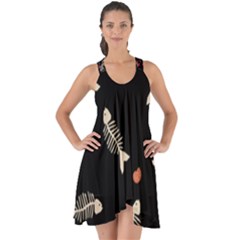 Show Some Back Chiffon Dress 
