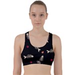 Pattern Design Seamless Fishbone Back Weave Sports Bra