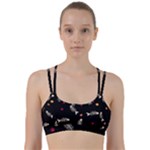Pattern Design Seamless Fishbone Line Them Up Sports Bra