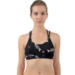 Pattern Design Seamless Fishbone Back Web Sports Bra