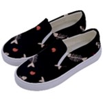 Pattern Design Seamless Fishbone Kids  Canvas Slip Ons