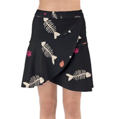 Wrap Front Skirt 