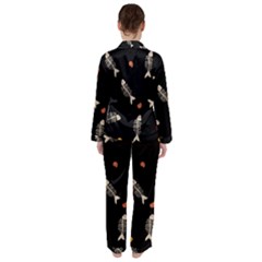 Women s Long Sleeve Satin Pajamas Set 