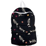 Pattern Design Seamless Fishbone Foldable Lightweight Backpack