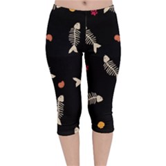 Velvet Capri Leggings  
