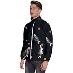 Men s High Neck Windbreaker 
