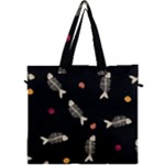 Pattern Design Seamless Fishbone Canvas Travel Bag