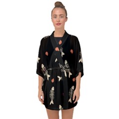 Half Sleeve Chiffon Kimono 