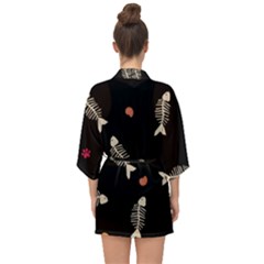 Half Sleeve Chiffon Kimono 