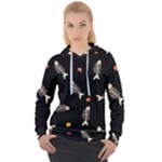 Pattern Design Seamless Fishbone Women s Overhead Hoodie