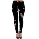 Pattern Design Seamless Fishbone Lightweight Velour Leggings