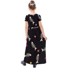 Kids  Short Sleeve Maxi Dress 