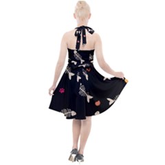 Halter Party Swing Dress  