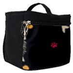 Pattern Design Seamless Fishbone Make Up Travel Bag (Small)