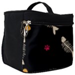 Pattern Design Seamless Fishbone Make Up Travel Bag (Big)