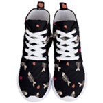 Pattern Design Seamless Fishbone Women s Lightweight High Top Sneakers