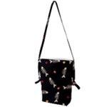 Pattern Design Seamless Fishbone Folding Shoulder Bag