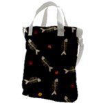 Pattern Design Seamless Fishbone Canvas Messenger Bag