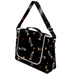 Pattern Design Seamless Fishbone Box Up Messenger Bag