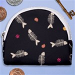 Pattern Design Seamless Fishbone Horseshoe Style Canvas Pouch