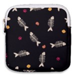 Pattern Design Seamless Fishbone Mini Square Pouch