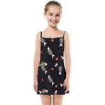 Pattern Design Seamless Fishbone Kids  Summer Sun Dress