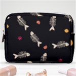 Pattern Design Seamless Fishbone Make Up Pouch (Medium)