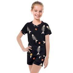 Kids  Mesh T-Shirt and Shorts Set 